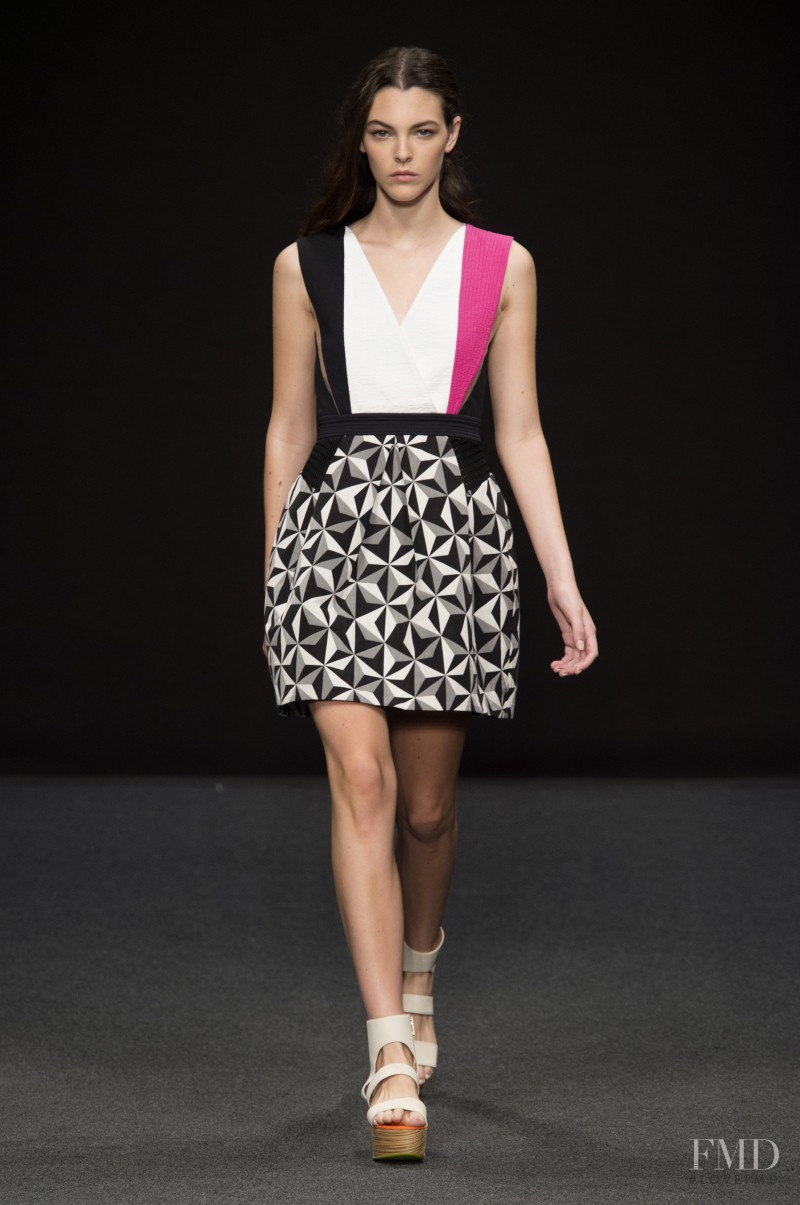 Vittoria Ceretti featured in  the byblos fashion show for Spring/Summer 2015