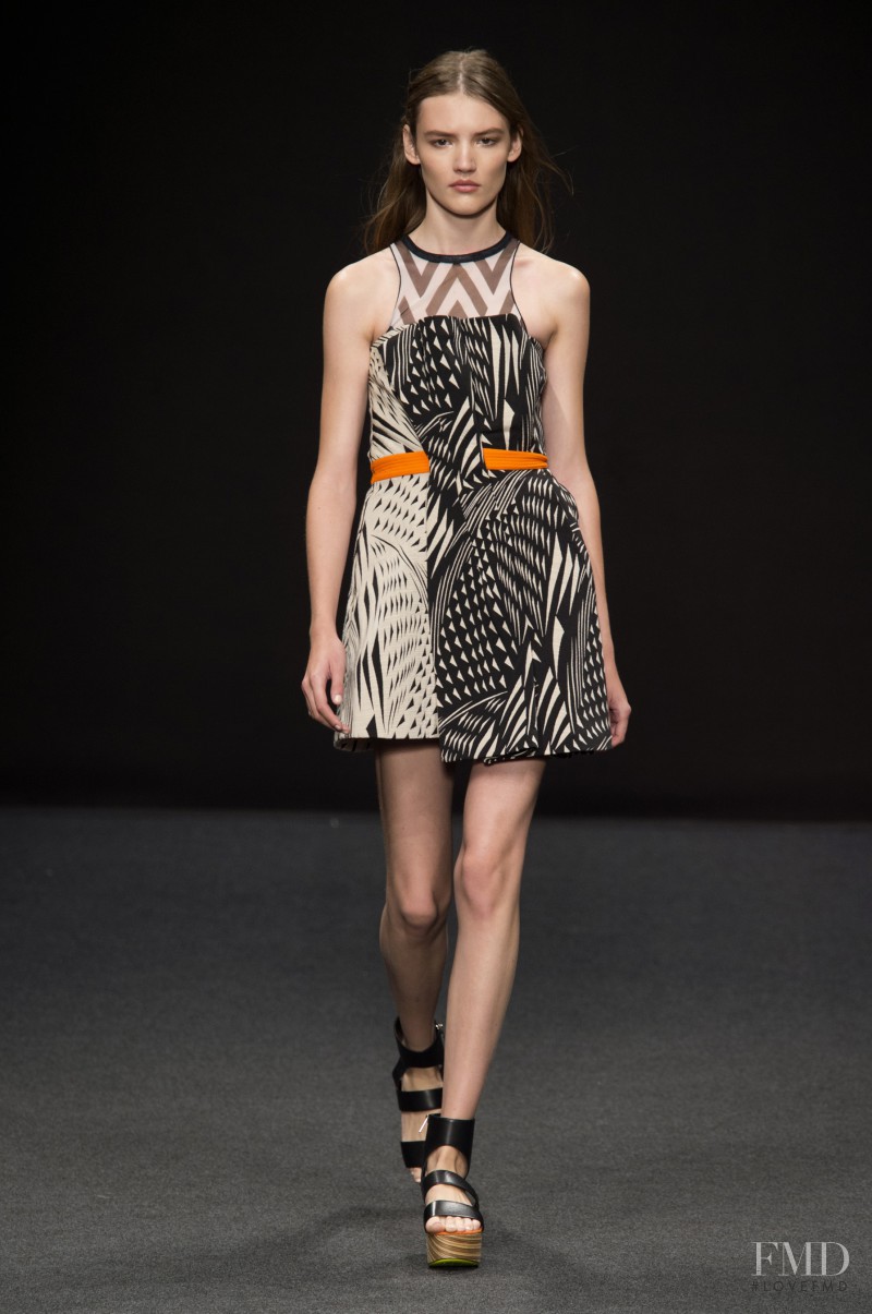 Kristina Petrosiute featured in  the byblos fashion show for Spring/Summer 2015