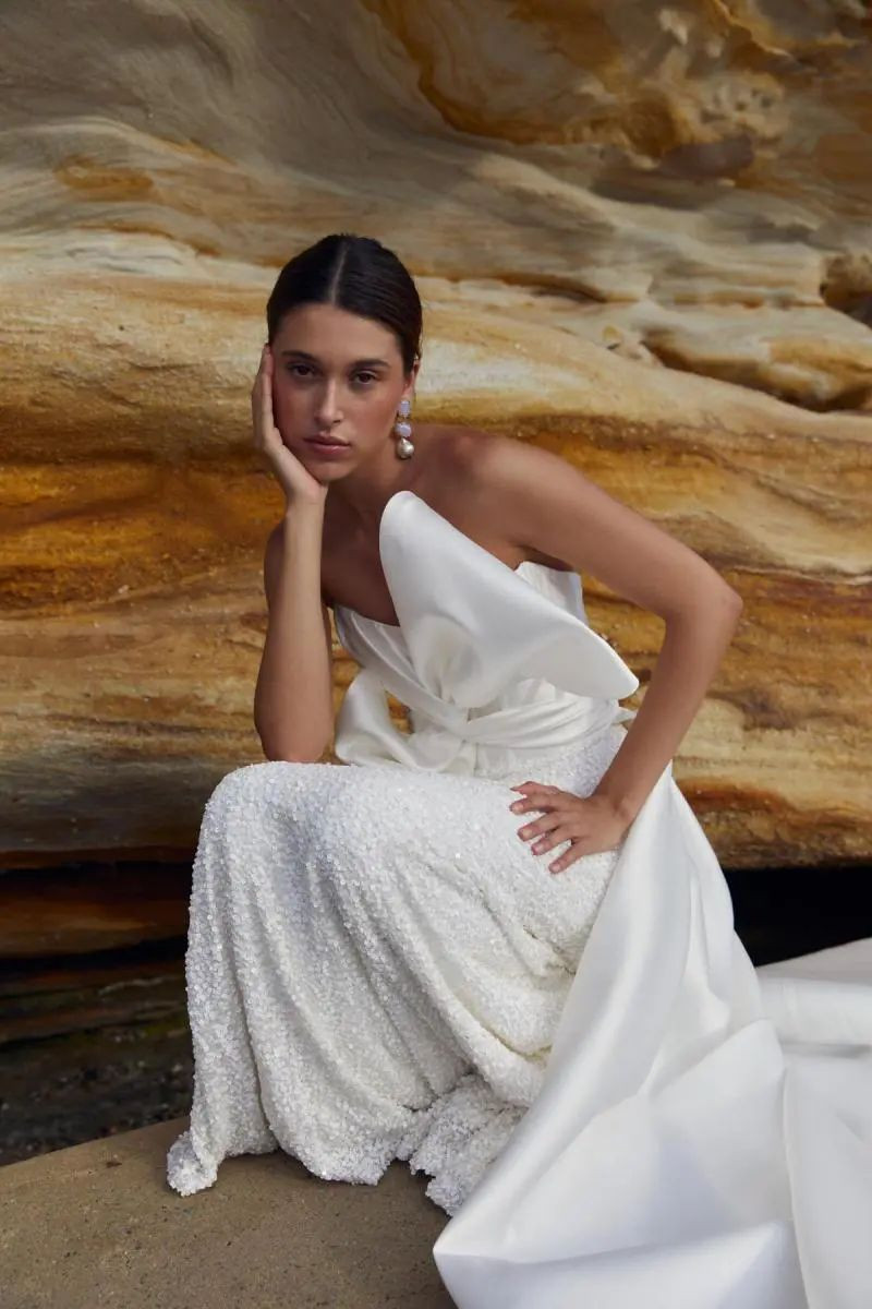 Nuria Oliu Sanchez featured in  the KWH Bridal - Karen Willis Holmes lookbook for Summer 2024