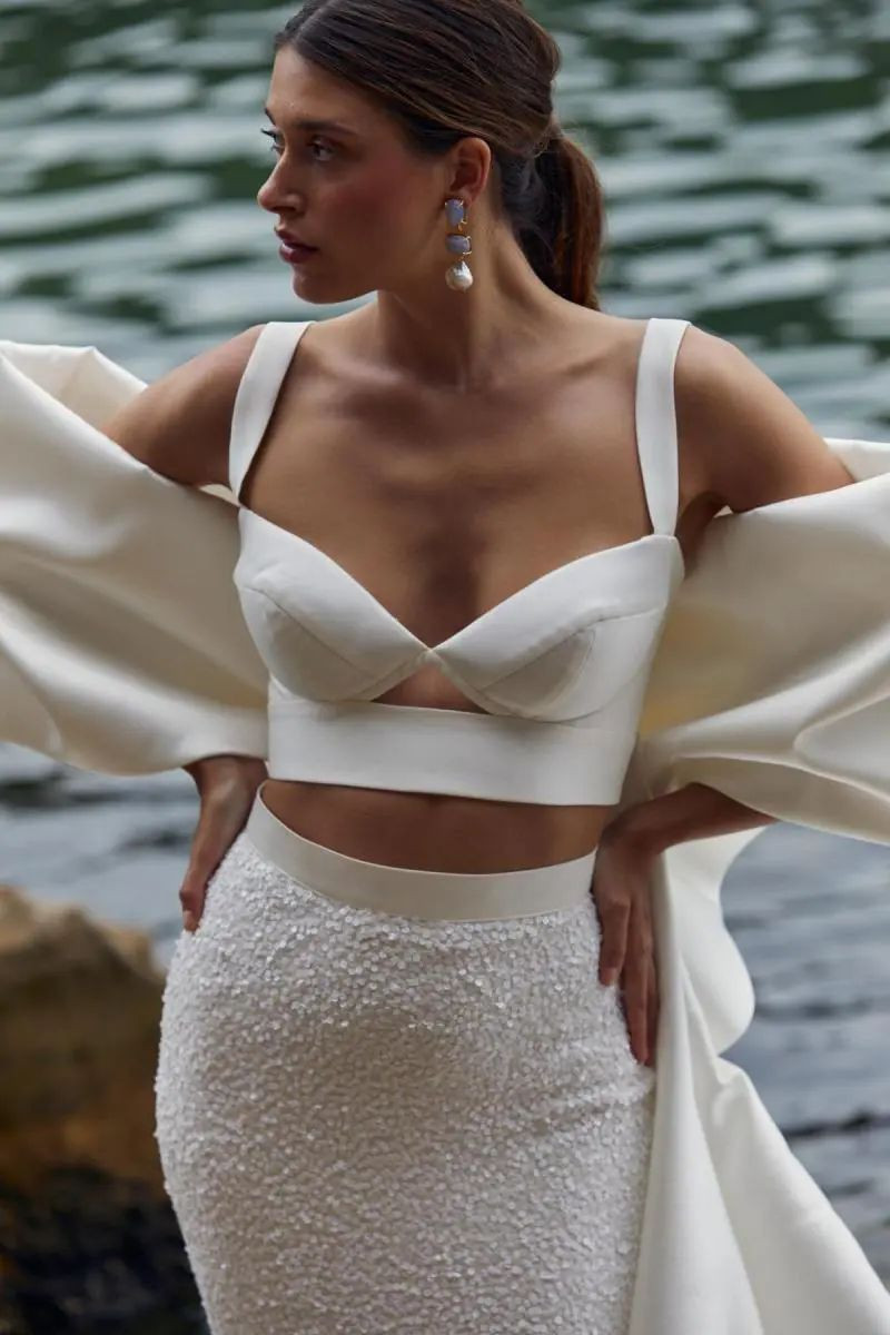 Nuria Oliu Sanchez featured in  the KWH Bridal - Karen Willis Holmes lookbook for Summer 2024