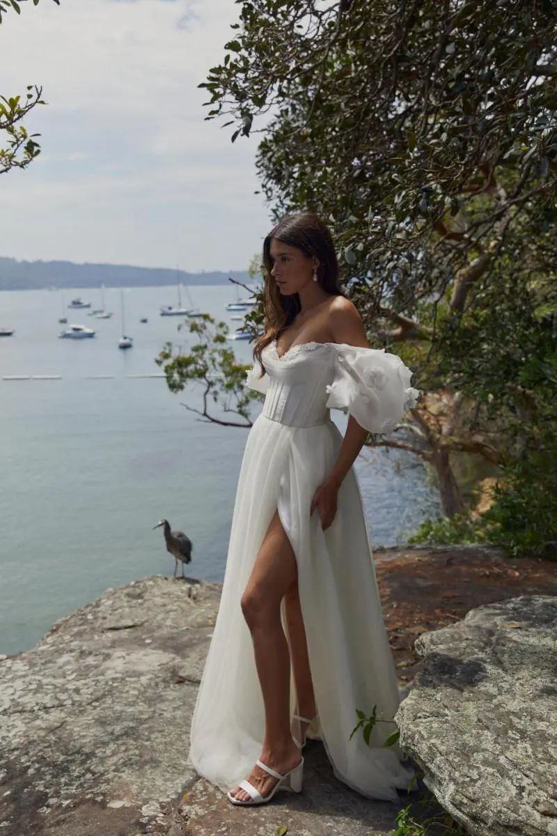 Nuria Oliu Sanchez featured in  the KWH Bridal - Karen Willis Holmes lookbook for Summer 2024