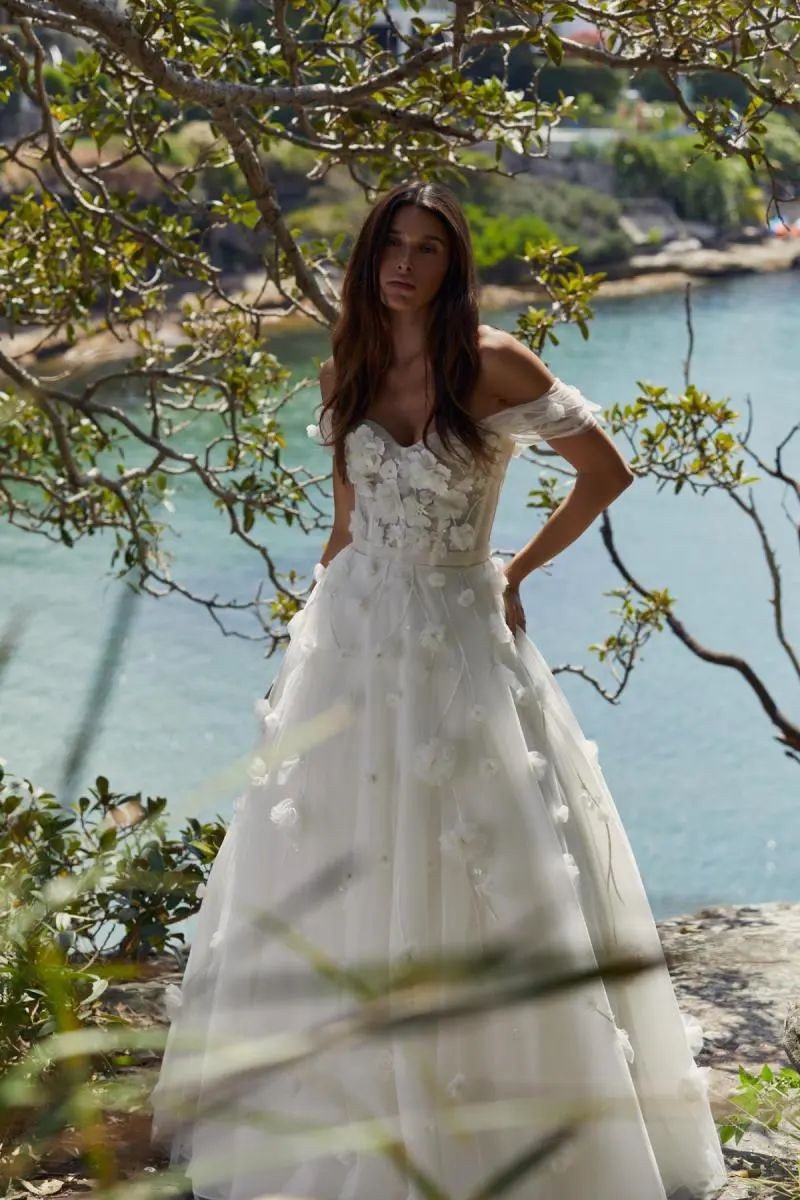 Nuria Oliu Sanchez featured in  the KWH Bridal - Karen Willis Holmes lookbook for Summer 2024