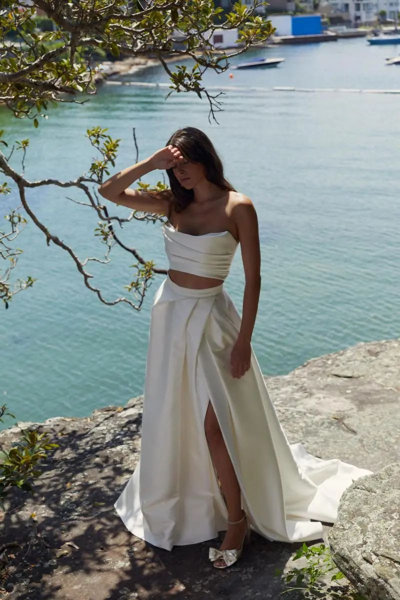Nuria Oliu Sanchez featured in  the KWH Bridal - Karen Willis Holmes lookbook for Summer 2024