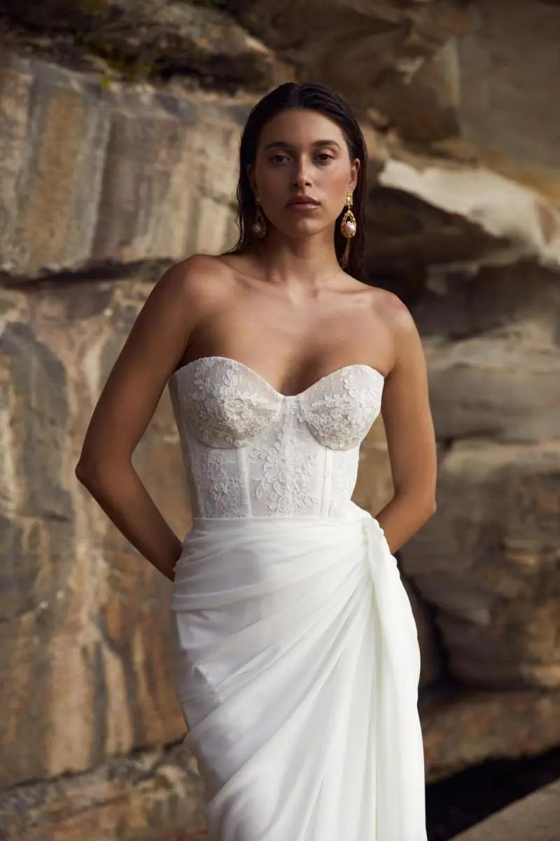 Nuria Oliu Sanchez featured in  the KWH Bridal - Karen Willis Holmes lookbook for Summer 2024