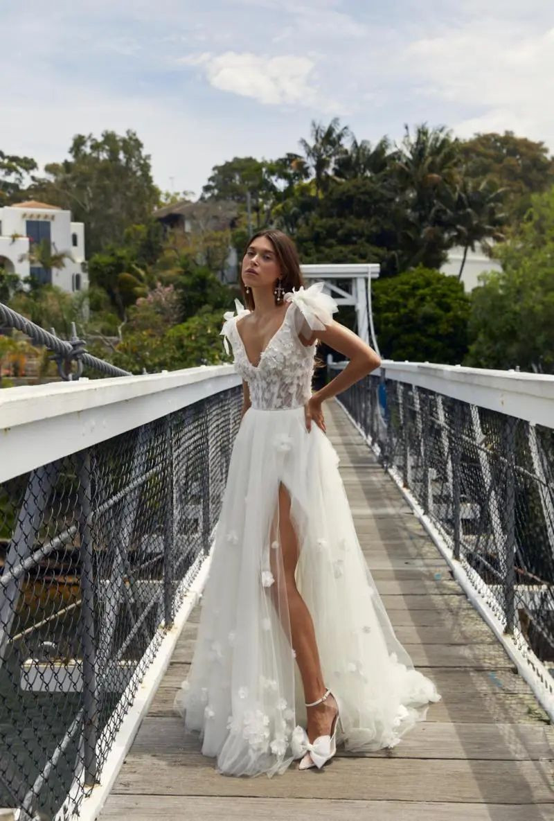 Nuria Oliu Sanchez featured in  the KWH Bridal - Karen Willis Holmes lookbook for Summer 2024
