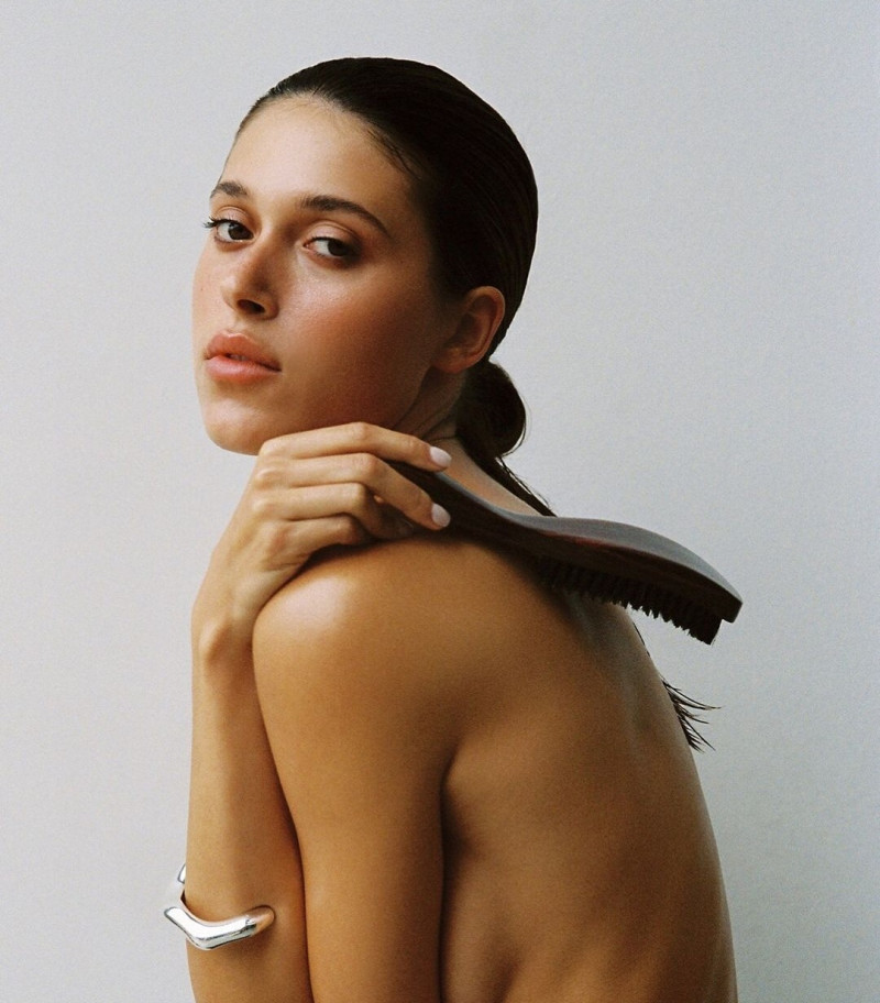 Nuria Oliu Sanchez featured in  the Base Camp Beauty advertisement for Summer 2024