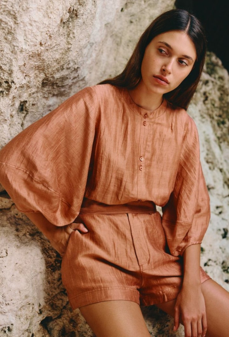 Nuria Oliu Sanchez featured in  the Sarah-Jane Clarke lookbook for Pre-Fall 2024