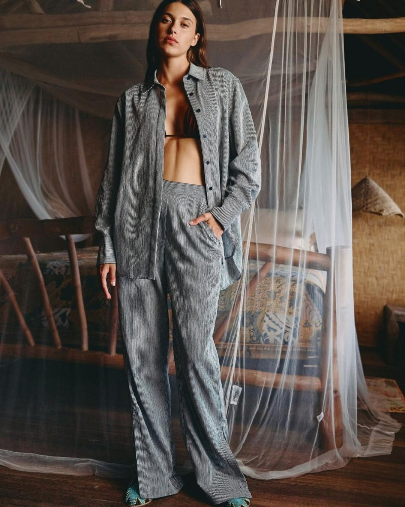 Nuria Oliu Sanchez featured in  the Sarah-Jane Clarke lookbook for Pre-Fall 2024
