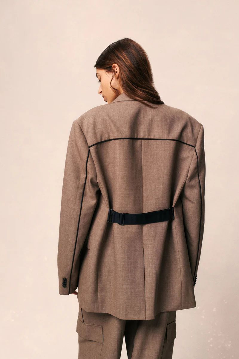 Nuria Oliu Sanchez featured in  the P.E Nation lookbook for Pre-Fall 2025