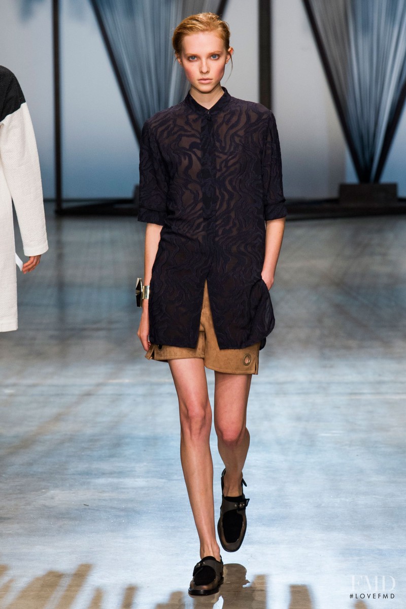 Kimi Nastya Zhidkova featured in  the Damir Doma fashion show for Spring/Summer 2015