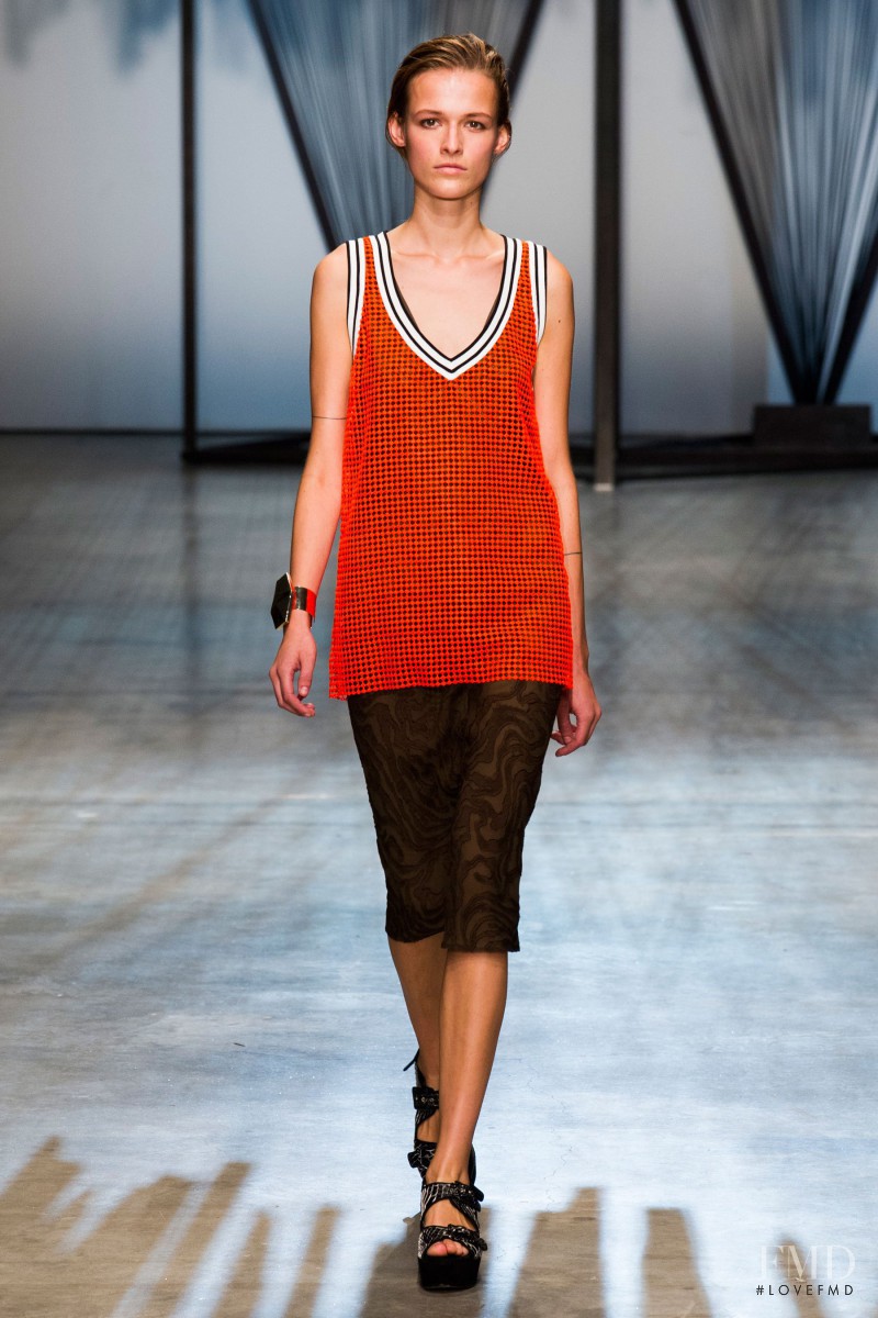 Emma  Oak featured in  the Damir Doma fashion show for Spring/Summer 2015