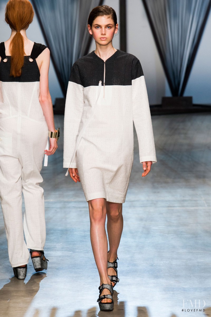 Irma Spies featured in  the Damir Doma fashion show for Spring/Summer 2015