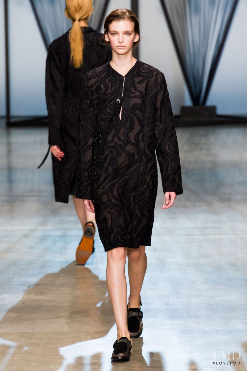 Anka Kuryndina featured in  the Damir Doma fashion show for Spring/Summer 2015