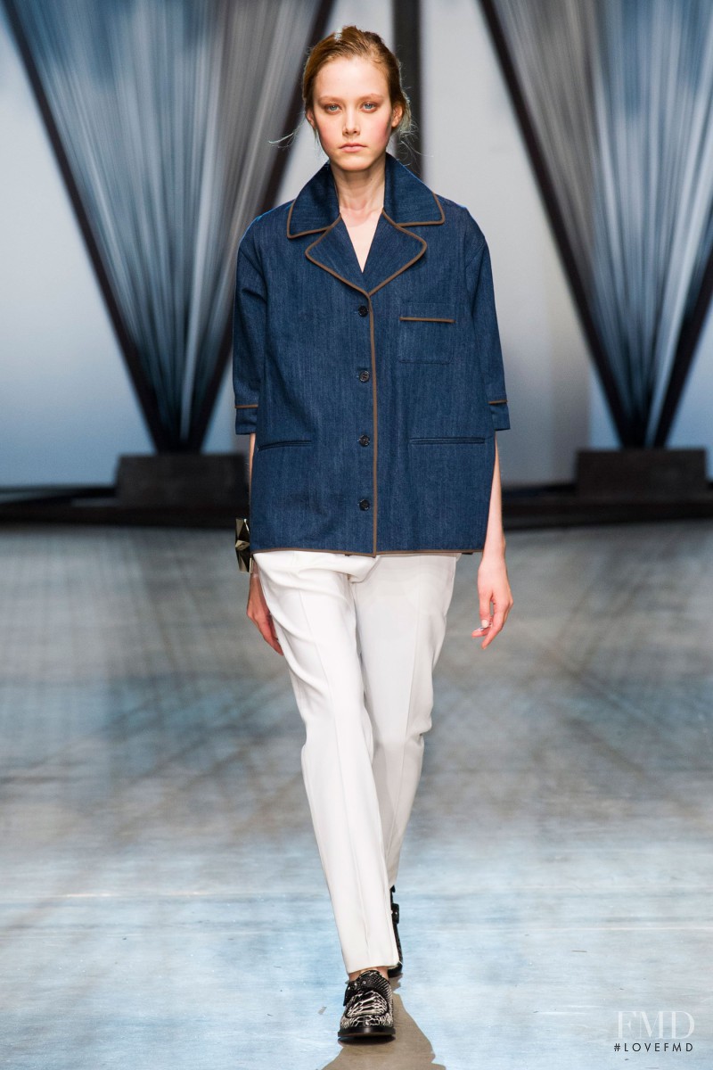 Margarita Pugovka featured in  the Damir Doma fashion show for Spring/Summer 2015