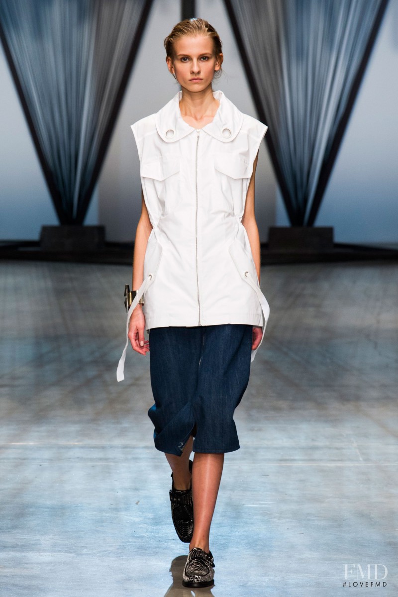 Ola Munik featured in  the Damir Doma fashion show for Spring/Summer 2015