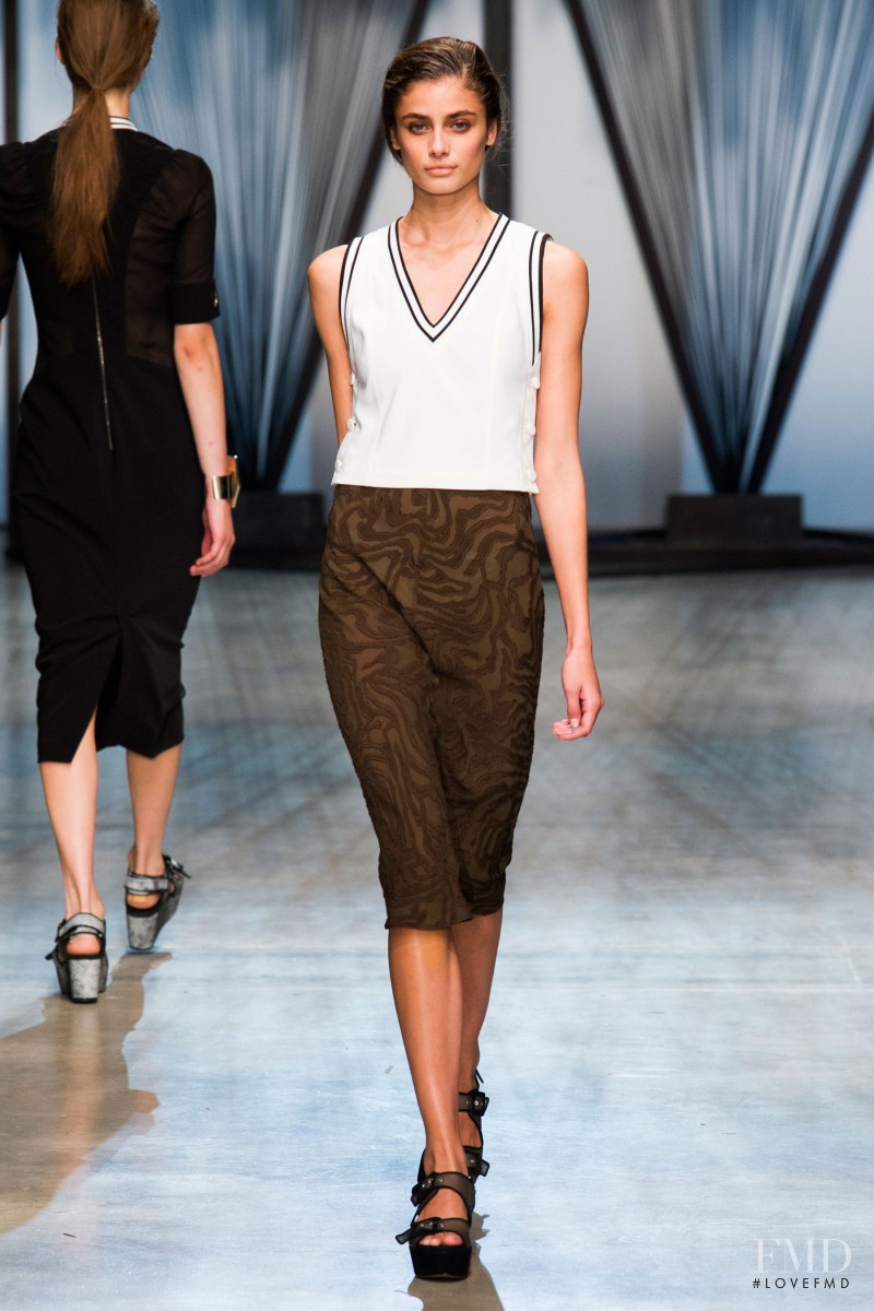 Taylor Hill featured in  the Damir Doma fashion show for Spring/Summer 2015