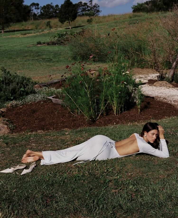 Nuria Oliu Sanchez featured in  the Amelie Teje catalogue for Spring/Summer 2025