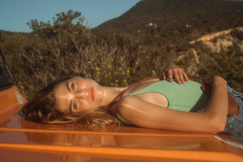 Sam De Laat featured in  the Brownie Beach Happens  lookbook for Summer 2021