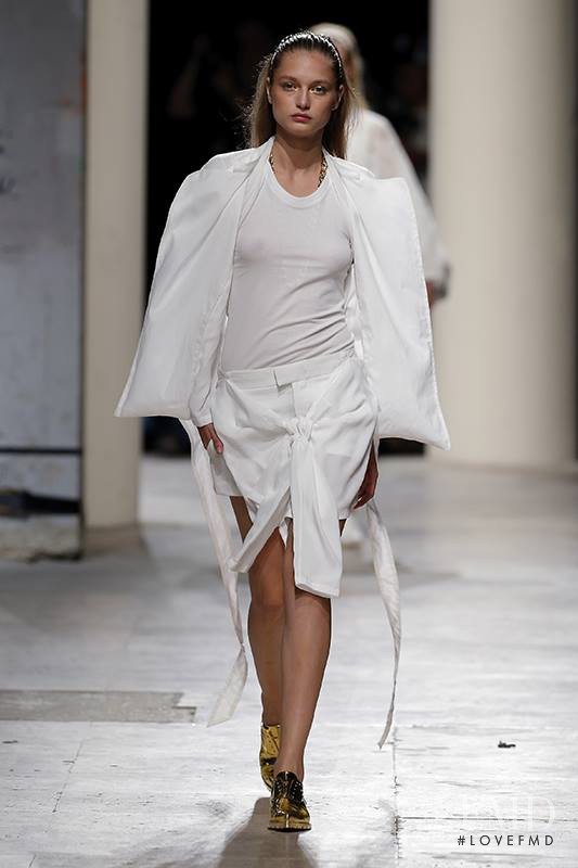 Svetlana Zakharova featured in  the Barbara Bui fashion show for Spring/Summer 2015