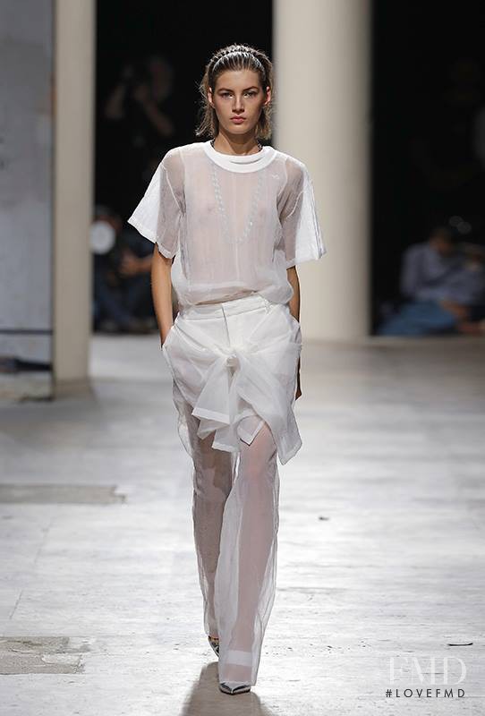 Valery Kaufman featured in  the Barbara Bui fashion show for Spring/Summer 2015