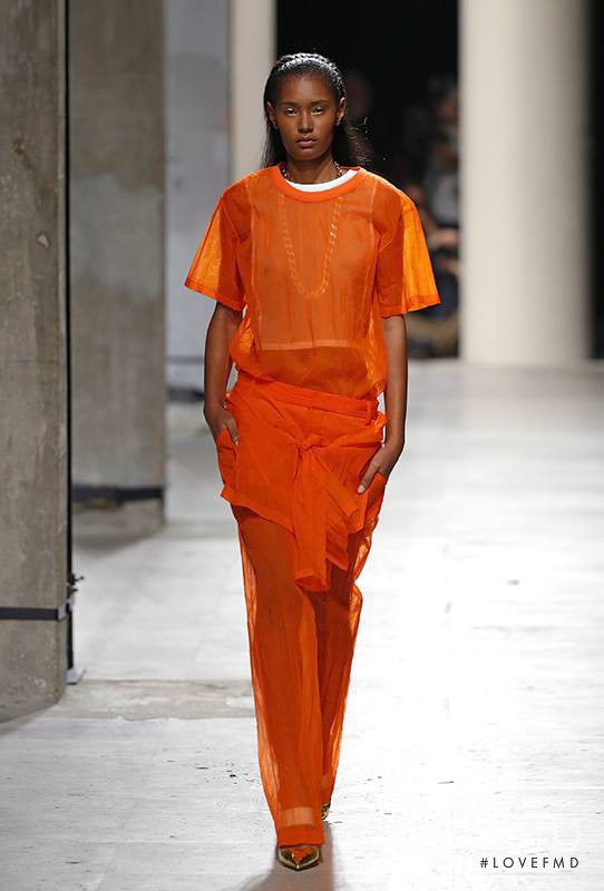 Ysaunny Brito featured in  the Barbara Bui fashion show for Spring/Summer 2015