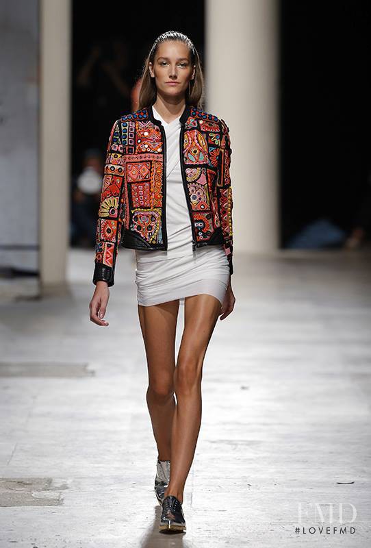 Joséphine Le Tutour featured in  the Barbara Bui fashion show for Spring/Summer 2015