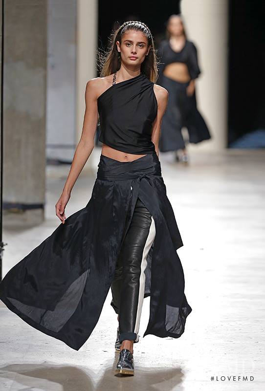 Taylor Hill featured in  the Barbara Bui fashion show for Spring/Summer 2015