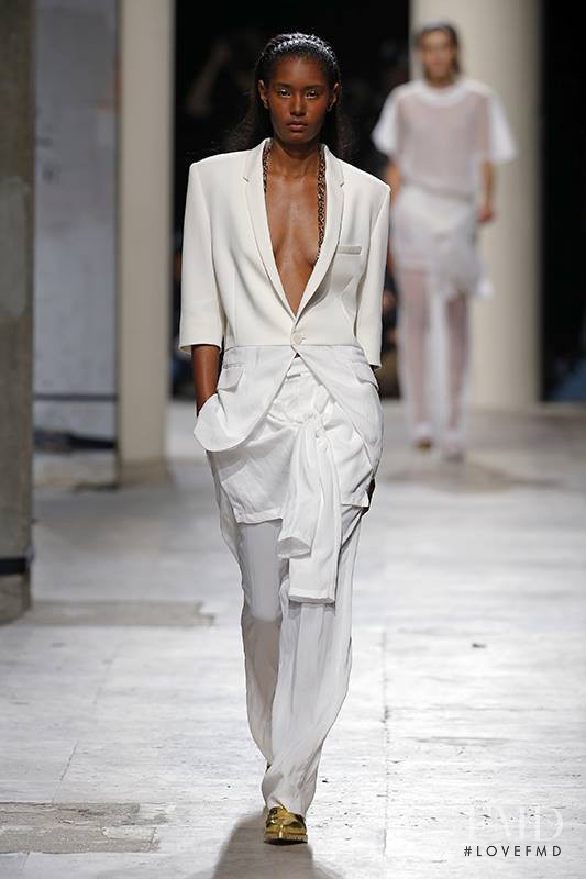 Ysaunny Brito featured in  the Barbara Bui fashion show for Spring/Summer 2015