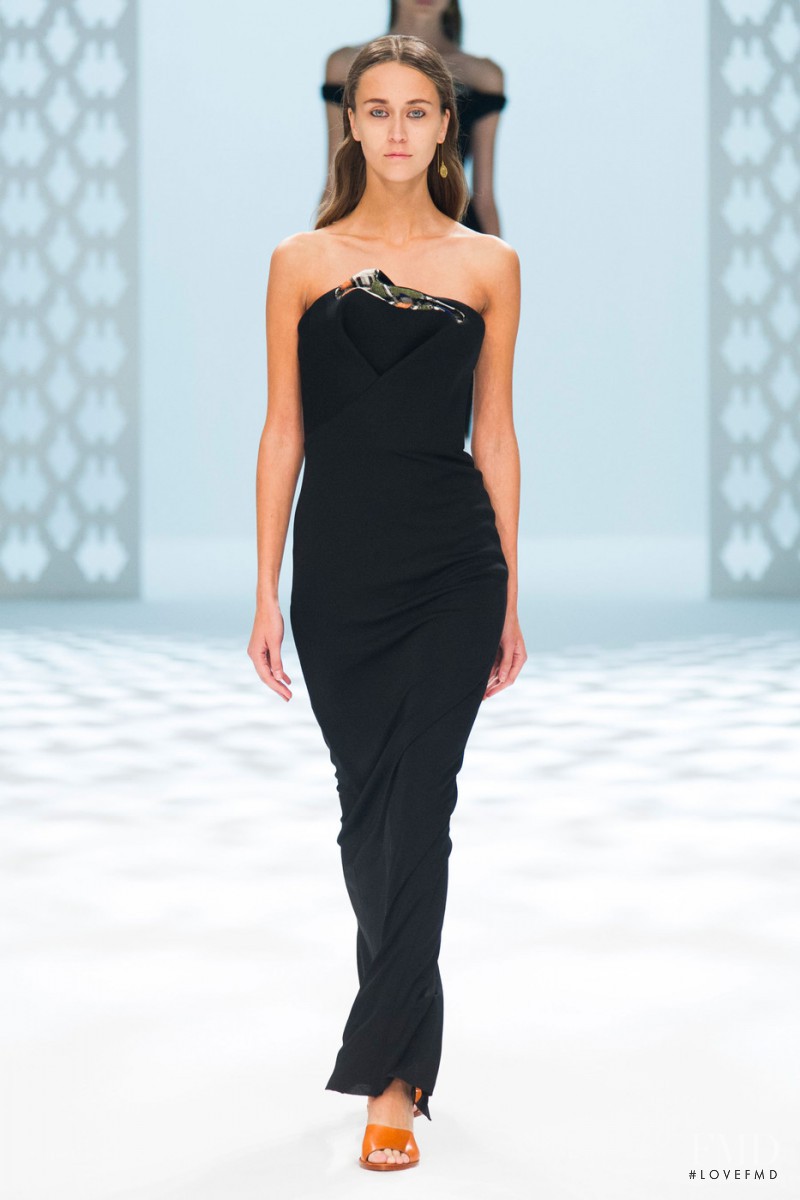 Nastya Choo featured in  the Hussein Chalayan fashion show for Spring/Summer 2015