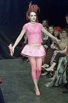 Betsey Johnson fashion show for Autumn/Winter 2000