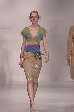 Clements Ribeiro fashion show for Autumn/Winter 2000