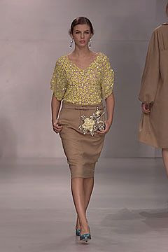Clements Ribeiro fashion show for Autumn/Winter 2000