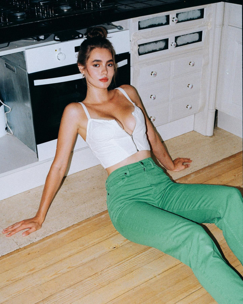 Alexandra Pletnyova featured in  the La Louve lookbook for Spring/Summer 2022