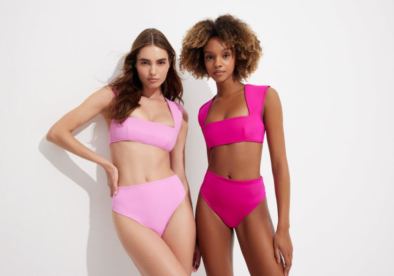 Alexandra Pletnyova featured in  the Oye Swimwear catalogue for Spring/Summer 2024
