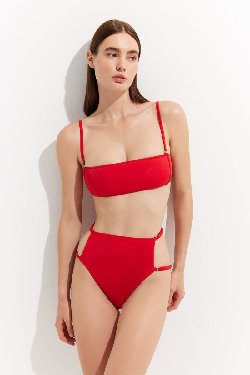 Alexandra Pletnyova featured in  the Oye Swimwear catalogue for Spring/Summer 2024