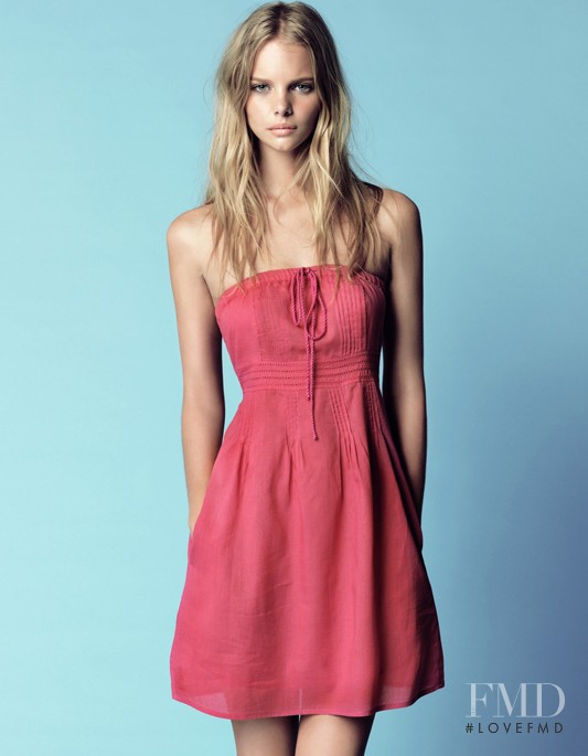 Marloes Horst featured in  the Blanco lookbook for Spring/Summer 2010