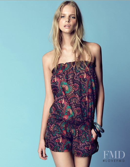 Marloes Horst featured in  the Blanco lookbook for Spring/Summer 2010