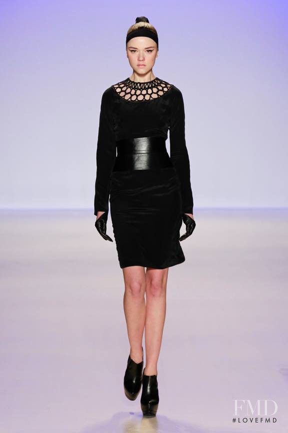 Maya Derzhevitskaya featured in  the Meskita fashion show for Autumn/Winter 2014