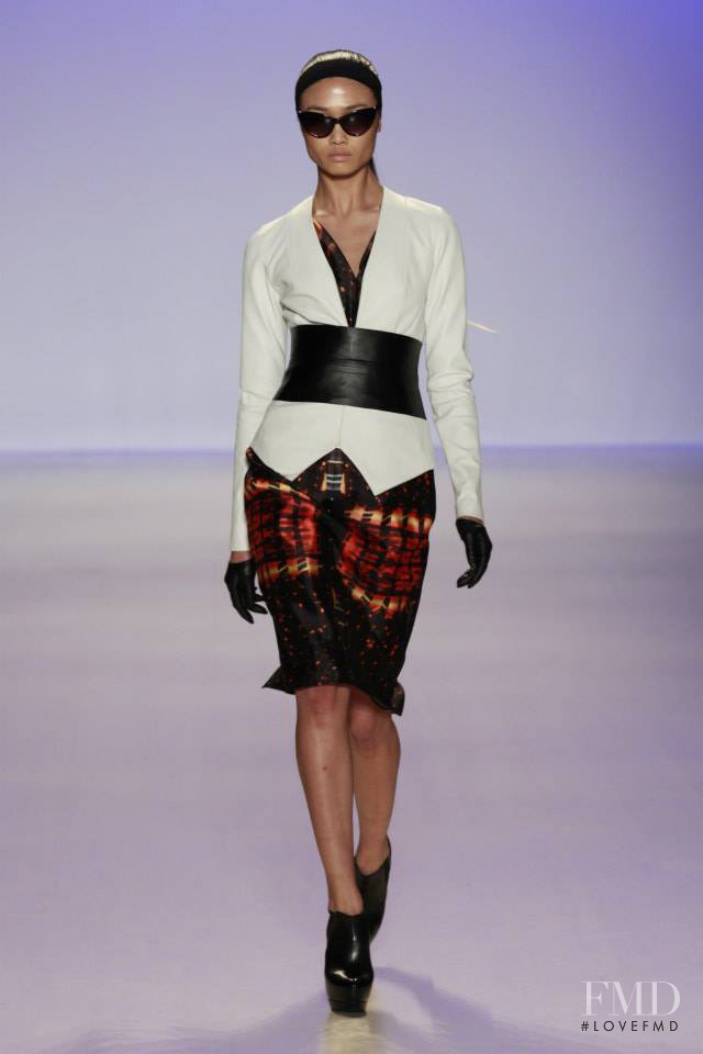 Yulia Saparniiazova featured in  the Meskita fashion show for Autumn/Winter 2014