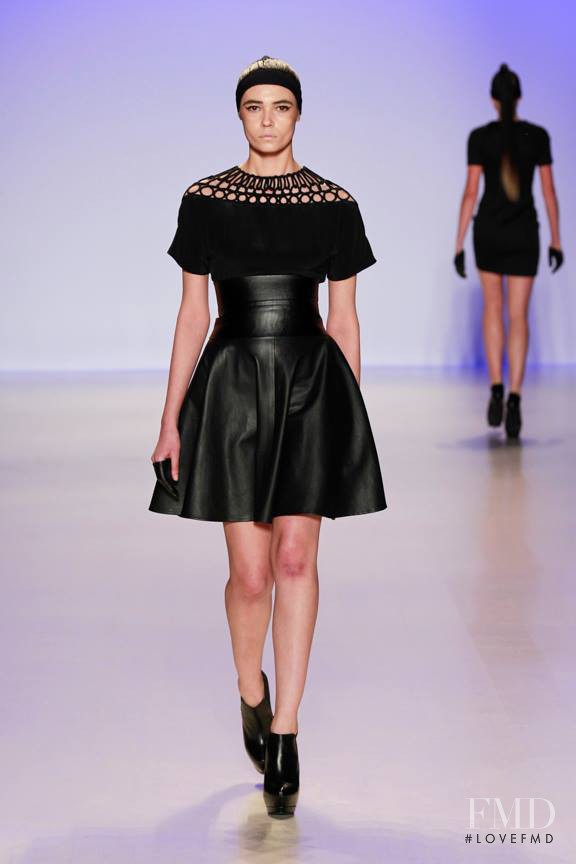 Dasha Khlynova featured in  the Meskita fashion show for Autumn/Winter 2014