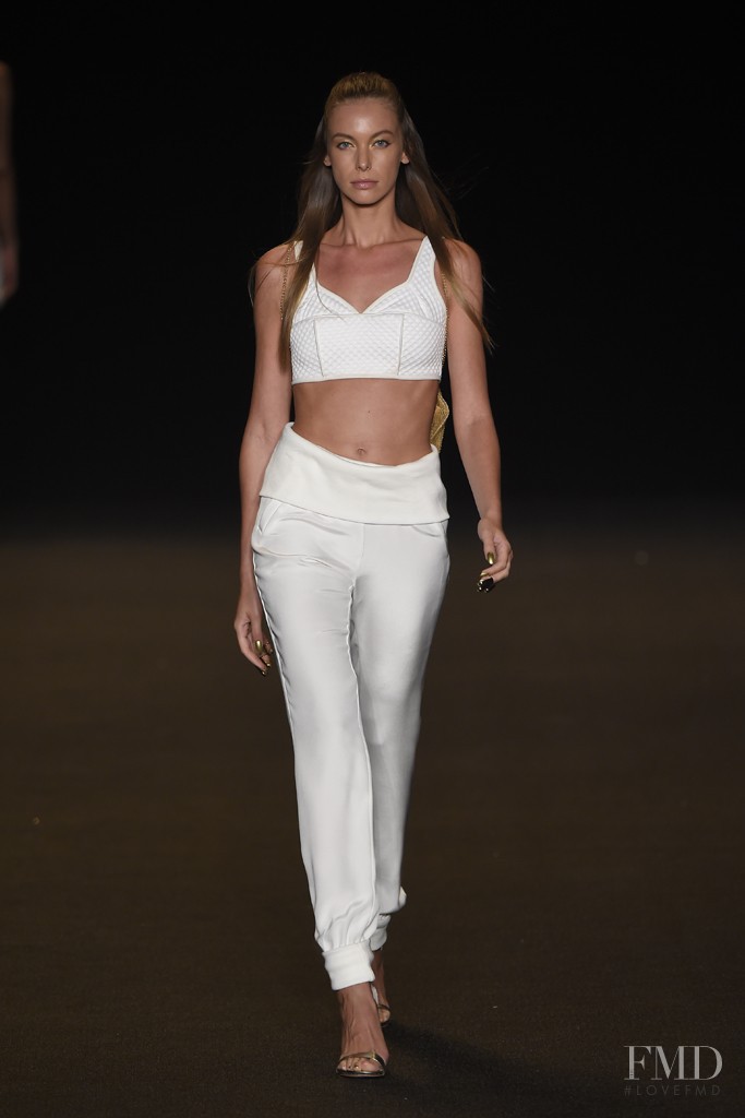 Iryna Lysogor featured in  the Meskita fashion show for Spring/Summer 2015