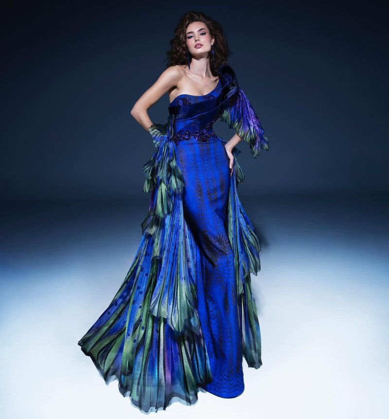Alexandra Pletnyova featured in  the Fouad Sarkis lookbook for Spring/Summer 2023