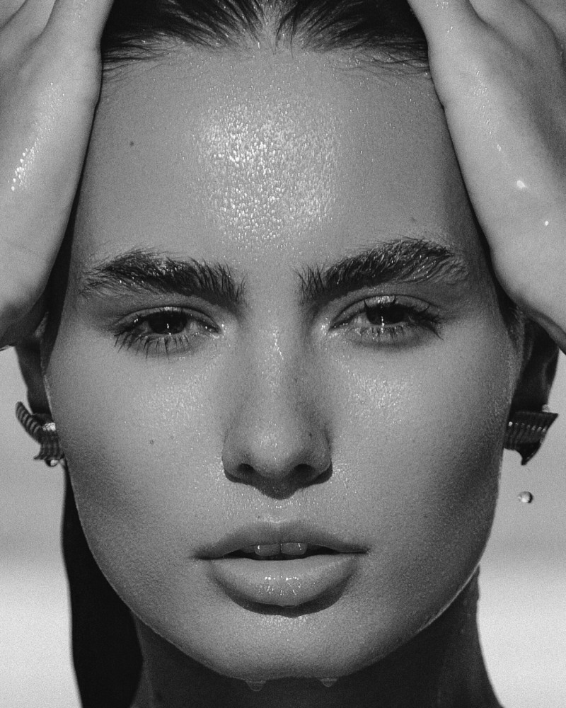 Alexandra Pletnyova featured in  the Cherina Beachwear lookbook for Summer 2025