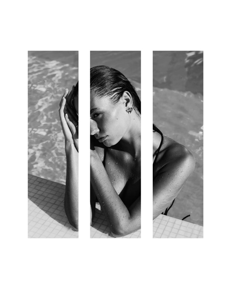 Alexandra Pletnyova featured in  the Cherina Beachwear lookbook for Summer 2025