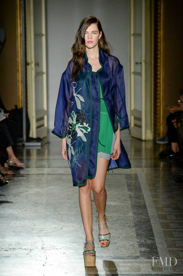 Antonia Wesseloh featured in  the Aquilano.Rimondi fashion show for Spring/Summer 2015