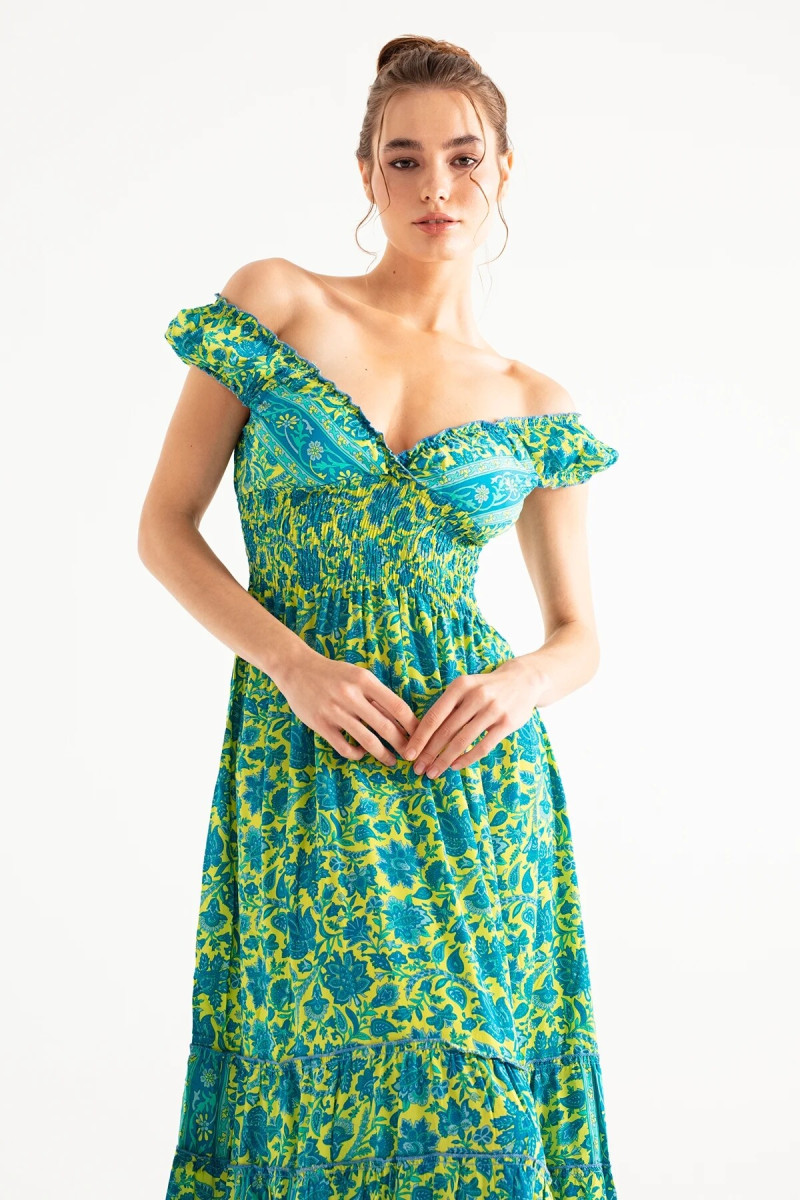 Alexandra Pletnyova featured in  the Asudan Clothing catalogue for Spring/Summer 2025