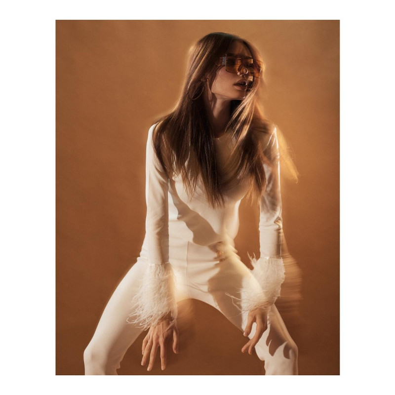 Alexandra Pletnyova featured in  the Mizzi advertisement for Autumn/Winter 2025