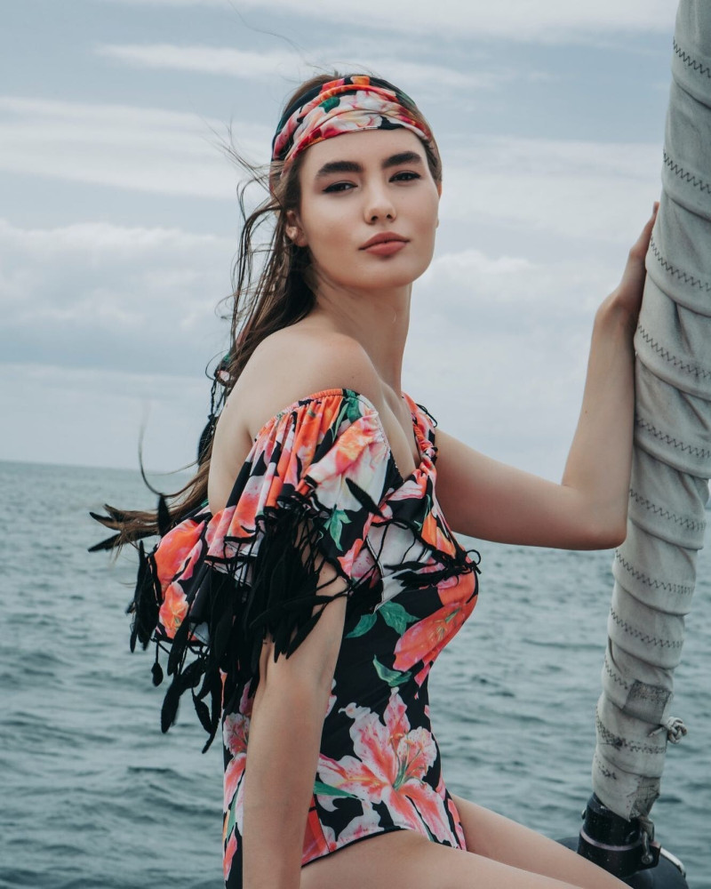 Alexandra Pletnyova featured in  the Alaii lookbook for Summer 2021