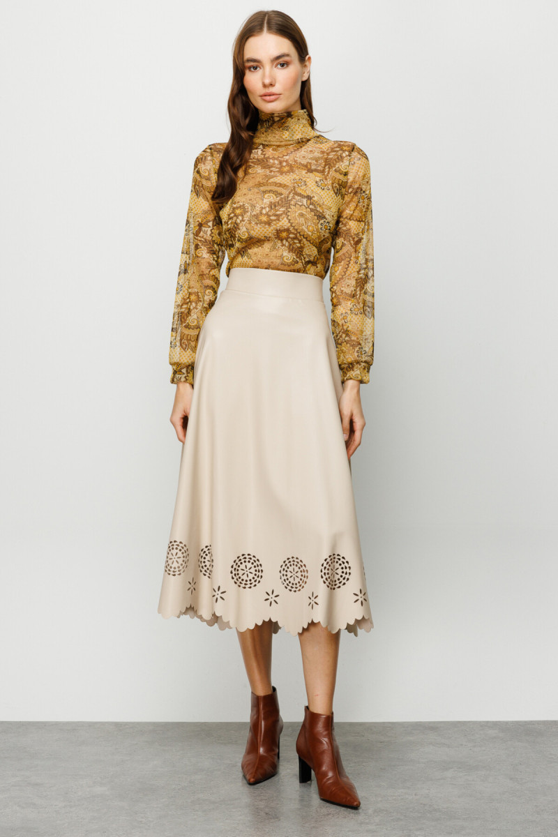 Alexandra Pletnyova featured in  the Ekol catalogue for Pre-Spring 2023
