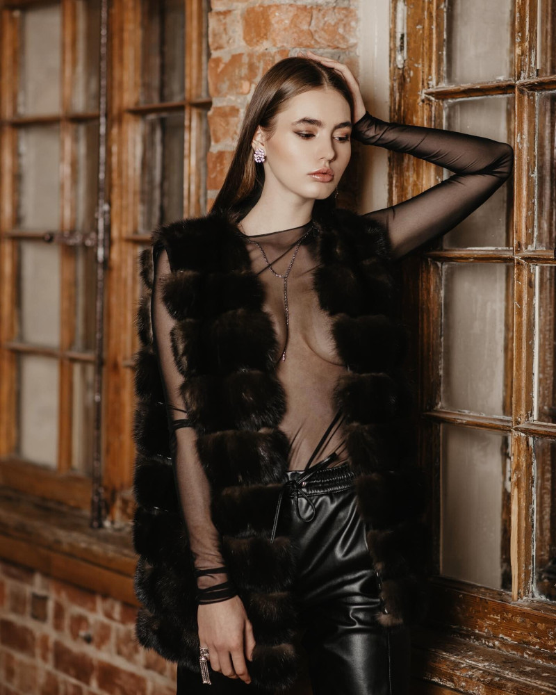 Alexandra Pletnyova featured in  the Black Sable advertisement for Autumn/Winter 2022